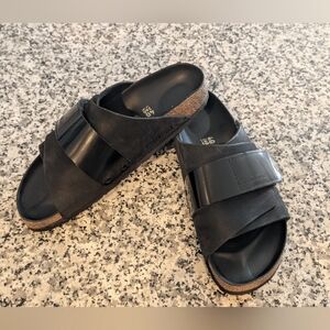 Birkenstock Kyoto Slides Black Size EU 40